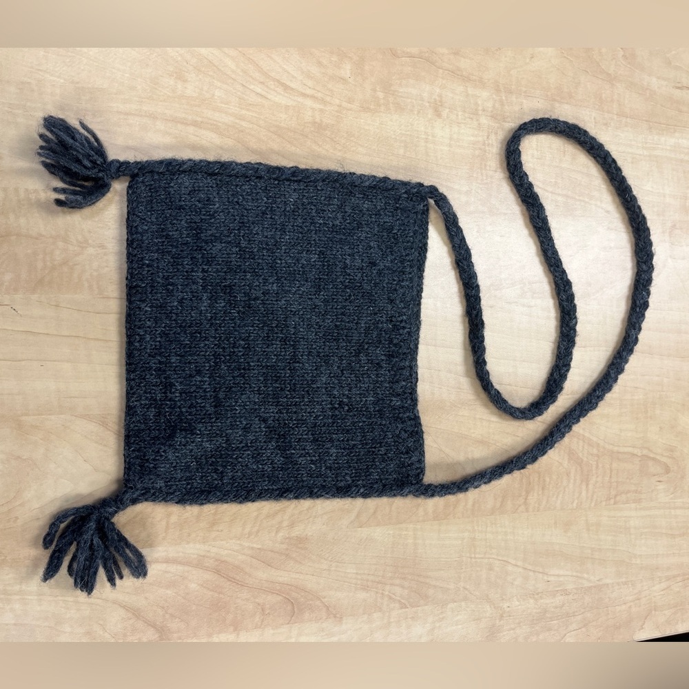 J.CREW Wool Knit Square Shoulder Bag - Picture 2 of 6